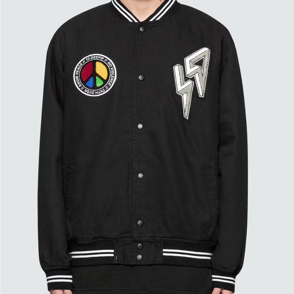 10.Deep Varsity Cotton jacket L